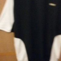 Тениска мъжка, черно-бяла по ръкави , снимка 2 - Тениски - 23520159