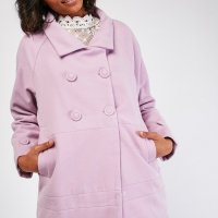 Бледо лилаво палто, снимка 1 - Палта, манта - 27023153