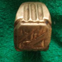 Пръстен стар бронзов 21906, снимка 3 - Антикварни и старинни предмети - 33370134