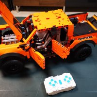 Лего Ford Raptor F 1 с двигател и дистанционно, снимка 2 - Конструктори - 42079698