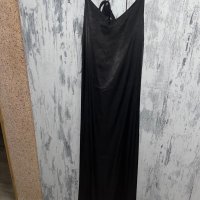 Черна лятна  нова сатенена парти коктейлна рокля Reserved , снимка 9 - Рокли - 37261091