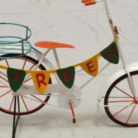 Метално ретро колело за декорация, снимка 2 - Антикварни и старинни предмети - 32430821