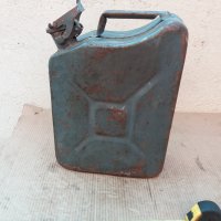 метална туба за гориво - 10 литра с маркировка, снимка 11 - Антикварни и старинни предмети - 37348808