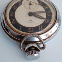 Антикварен джобен часовник HEROLD made in GT. BRITAIN, снимка 6 - Джобни - 39530111