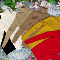Дамски блузи плетиво рипс поло, снимка 3 - Блузи с дълъг ръкав и пуловери - 38399008