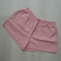 Къси панталонки в БЯЛ и ПЕПЕЛ ОТ РОЗИ цвят , снимка 5 - Къси панталони и бермуди - 36502719