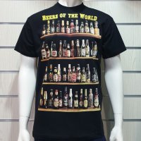 Нова мъжка тениска с трансферен печат Бутилки бири, алкохол, Beers of the world, снимка 9 - Тениски - 28256566