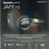 Слушалки CREATIVE Sound Blaster Jam V2 Bluetooth, Черен + Гаранция, снимка 3 - Bluetooth слушалки - 39941238