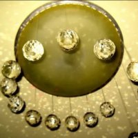 Кристални топки - капки с отвори за увисване - 10 лв. за 1 брой, снимка 1 - Полилеи - 27488973