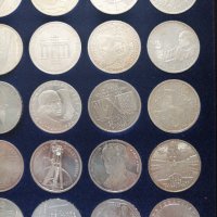 Сребърни немски монети 1951-2000, снимка 8 - Нумизматика и бонистика - 32858323