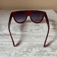 Червени слънчеви очила 😎, снимка 3 - Слънчеви и диоптрични очила - 44899018