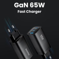 Зарядно 65W ASOMETECH GaN , снимка 5 - Оригинални зарядни - 43764660