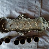 стара поставка с чаши за шот-уникат, снимка 4 - Антикварни и старинни предмети - 28638690