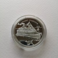 Сребърна монета - Корабът Радецки, снимка 2 - Нумизматика и бонистика - 35305156