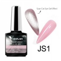 Venalisa Transparent Color Gel / полупрозрачен гел лак, снимка 4 - Продукти за маникюр - 29841204