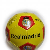 Футболна кожена топка за игра на футбол за фенове на отбор Реал Мадрид