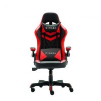 Геймърски стол Inaza Gritstone Черно - Червен Ергономичен Gaming chair, снимка 1 - Столове - 35578265