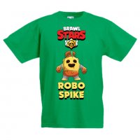 Детска тениска Robo Spike Brawl Stars, снимка 4 - Детски тениски и потници - 32921632