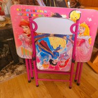 Детска маса и стол , снимка 2 - Мебели за детската стая - 43244517