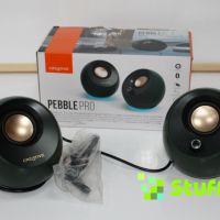 Озвучителна система Creative PEBBLE PRO, Bluetooth 5.3,USB-C,BassFlex, снимка 2 - Аудиосистеми - 44878575