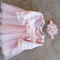 Лот официална рокличка+ обувки Мayoral, снимка 5 - Бебешки рокли - 43284948