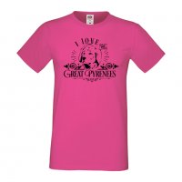 Мъжка тениска I Love My Great Pyrenees Dog,Куче, животно,подарък,изненада, снимка 6 - Тениски - 36934273