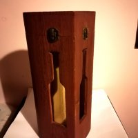 Страхотна Дървена Кутия За Два Броя Вино, снимка 1 - Антикварни и старинни предмети - 39854424
