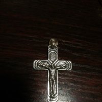 Сребърен Кръст , снимка 1 - Колиета, медальони, синджири - 43091561