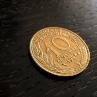 Монета - Франция - 10 сентима | 1998г., снимка 1 - Нумизматика и бонистика - 28374561