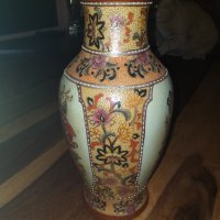 Сатцума Satsuma Стара китайска ваза порцелан, снимка 2 - Антикварни и старинни предмети - 43133721