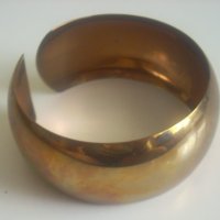 ПРЕДЛОЖЕТЕ ЦЕНА - Дамска метална гривна в златист цвят, снимка 2 - Гривни - 38040821