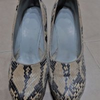 Оригинални Обувки Естествена Змийска кожа закупени от Франция, Висок Ток и Платформа,№ 36, снимка 4 - Дамски обувки на ток - 35560253