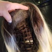 Нова перука естествен косъм 60% и 40% синтетика , снимка 6 - Аксесоари за коса - 43834537