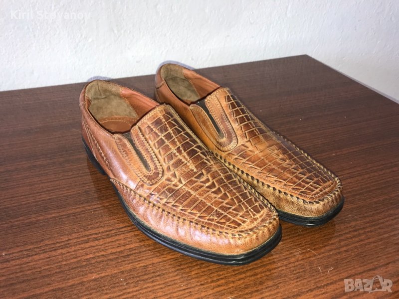 Чисто нови мъжки обувки от естествена кожа, внос от Германия, снимка 1