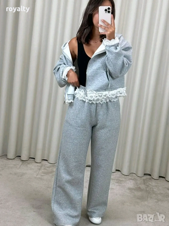 Дамски Екип с Дантела , снимка 1