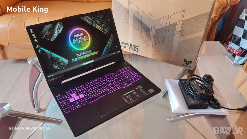 Asus TUF A15 – 15.6" Full HD / 144hz / 512GB NVME /RAM 16GB /Нов / В гаранция 1г., снимка 1