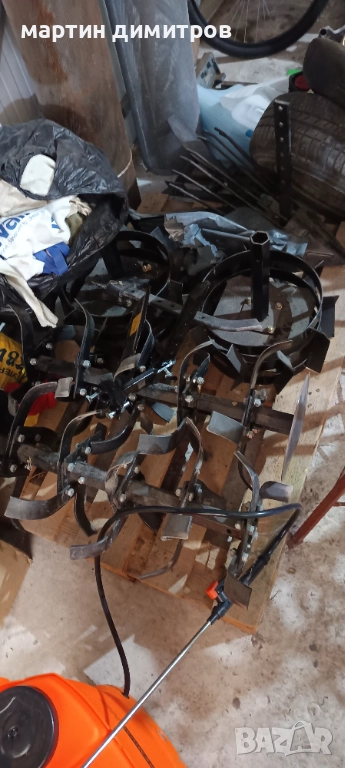 Инветар за мотоблок 15 к. с. плуг ,фрези, снимка 1