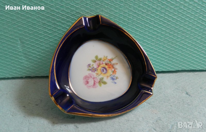  красив фин порцеланов пепелник  , снимка 1