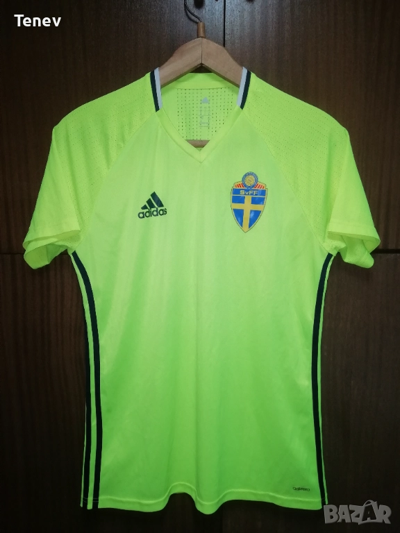 Sweden Adidas Adizero оригинална футболна тениска фланелка тренировъчна Швеция Адидас размер L, снимка 1