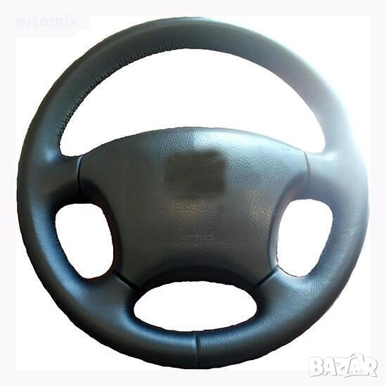 Кожен калъф за волан шиещ, Peugeot 407, снимка 1