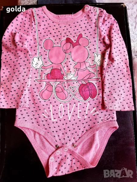 Бебешко боди+ клин 9/12 мес, снимка 1