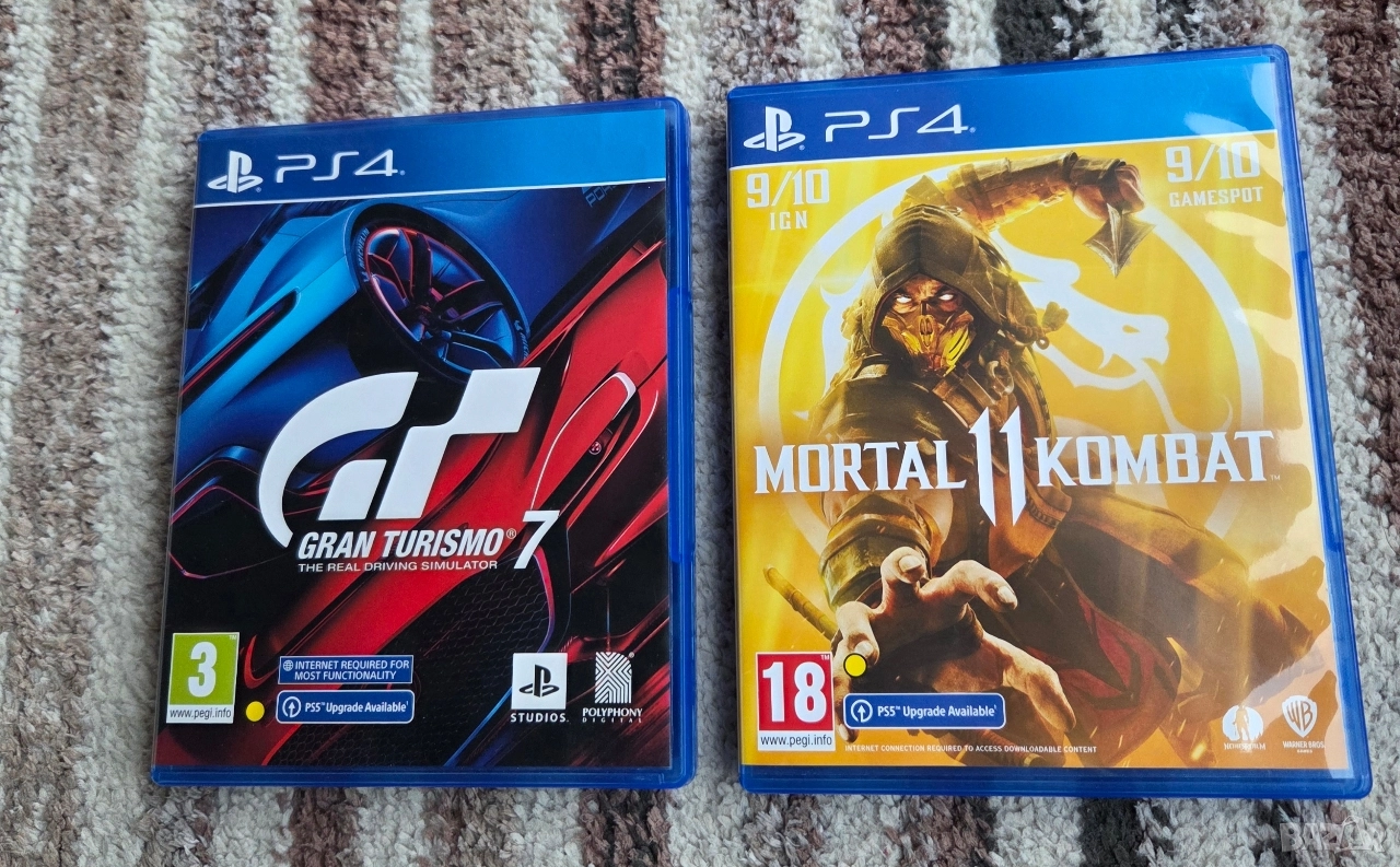 PS4 игри - Gran turismo 7 и Mortal Kombat 11, снимка 1