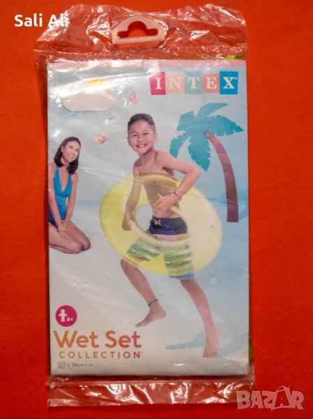 Надуваеми водни гуми INTEX Wet Set Ø76 см – Оригинал, снимка 1