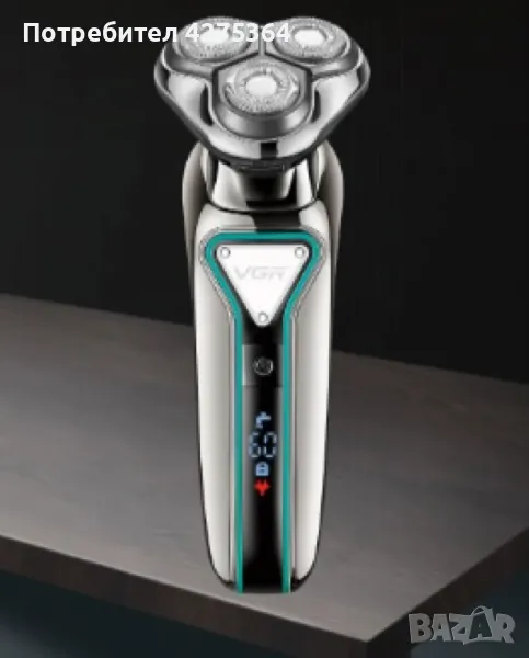 Професионална мъжка самобръсначка VGR, V-323, Водоустойчива, USB зареждане, снимка 1