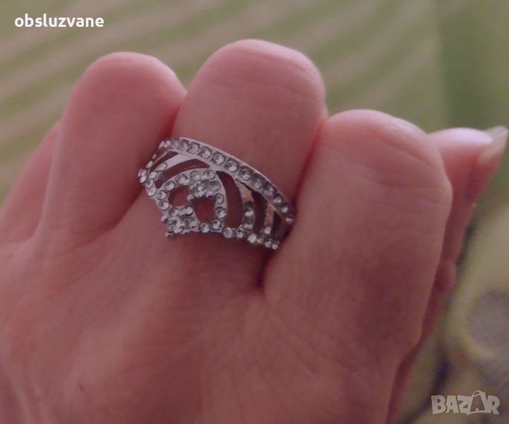 Пръстен-корона нов, снимка 1