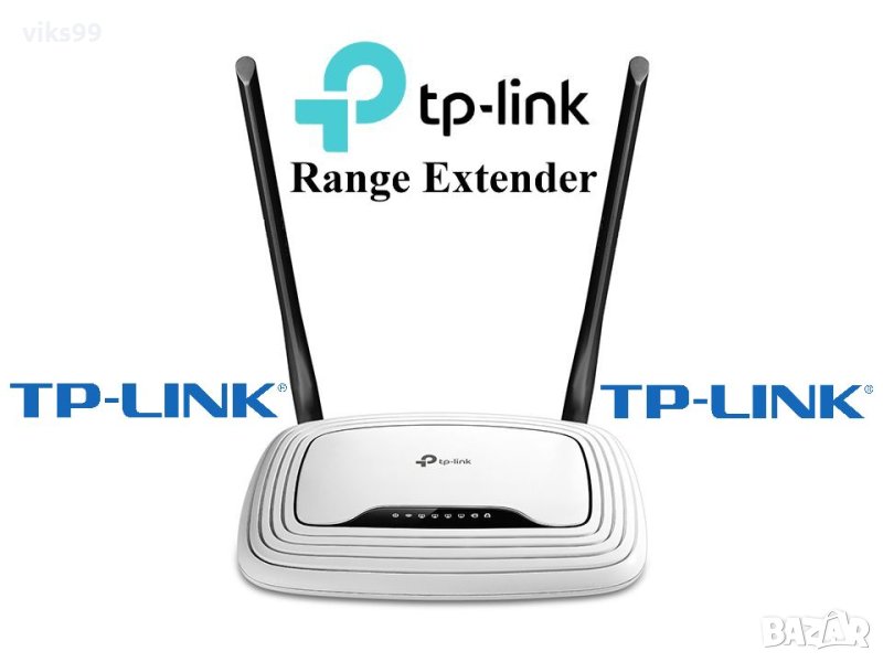 WiFi Рутер TP-LINK 3-в-1 Router/AP/Range Extender, снимка 1