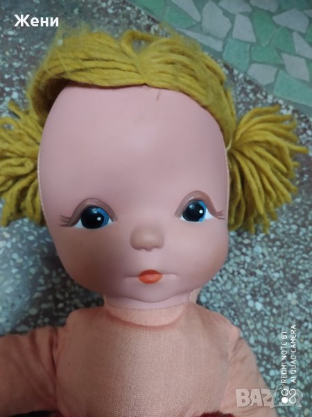Стара ретро винтидж кукла, 60 см, снимка 1