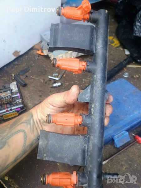 4 бр. инжектори за гориво 0280156034 съвместими с Peugeot 206,307 c3 1.6 16V, снимка 1