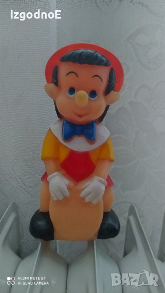 Стара гумена играчка Буратино - Пинокио , снимка 1