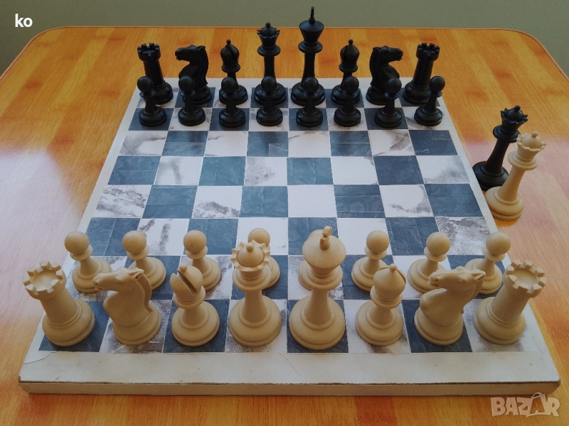 Ретро шах/табли,дъски за шах, снимка 1